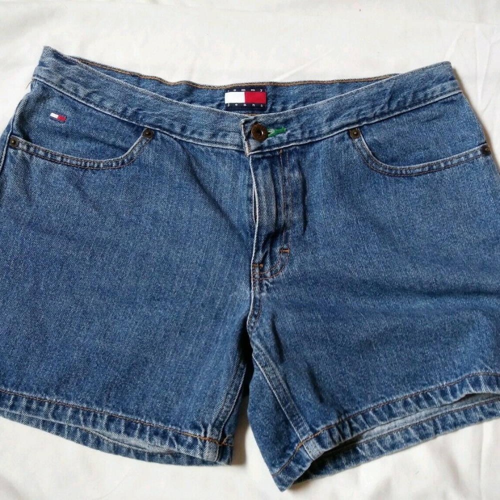Vtg Tommy Hilfiger Denim Mom Shorts Womens Size 11
